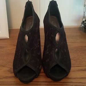 Maurices peep-toe heels